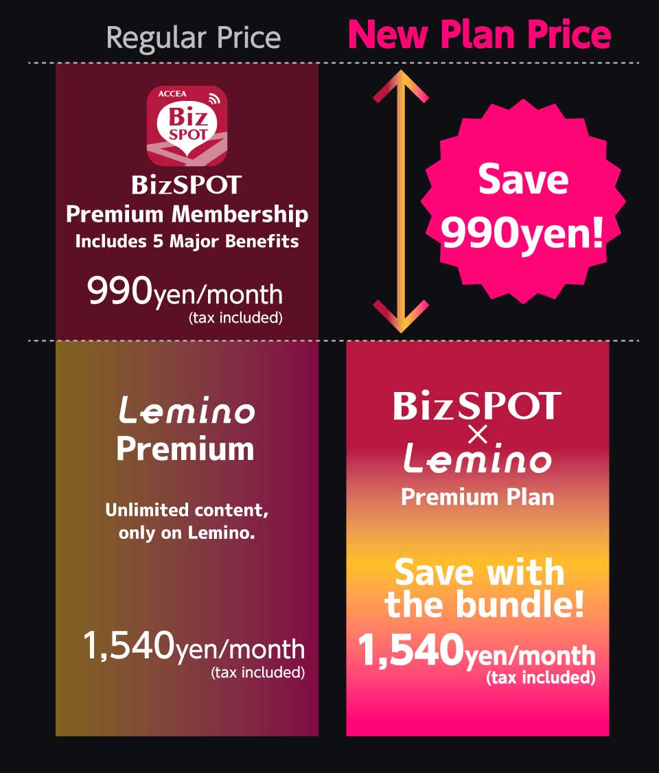 BizSPOT×Lemino PREMIUM set price
